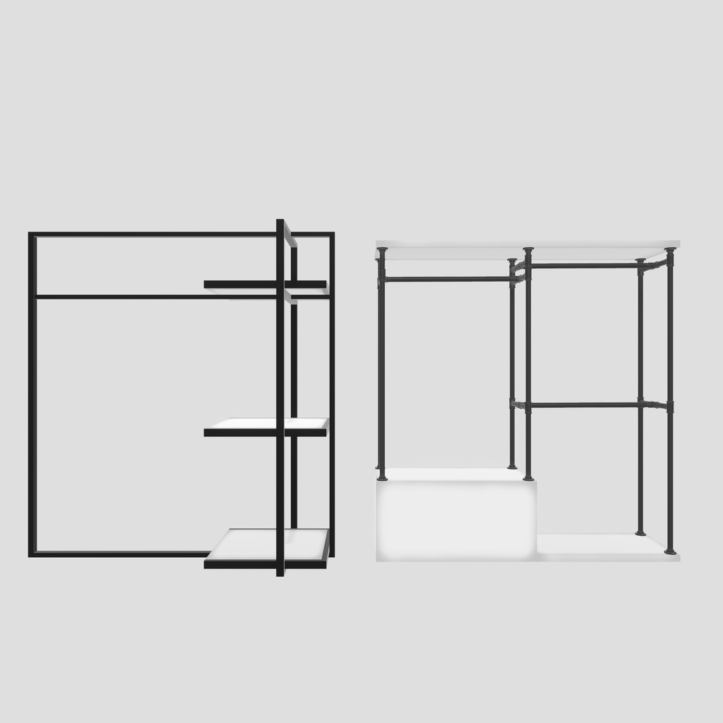 【VRChat想定】ブティック開店前セット(185点)