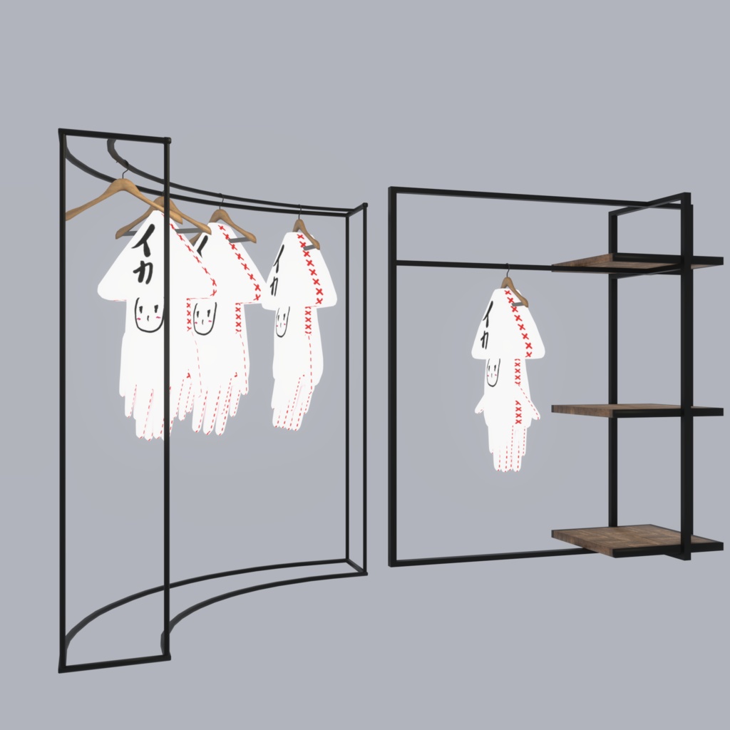 【VRChat想定】ブティック開店前セット(185点)