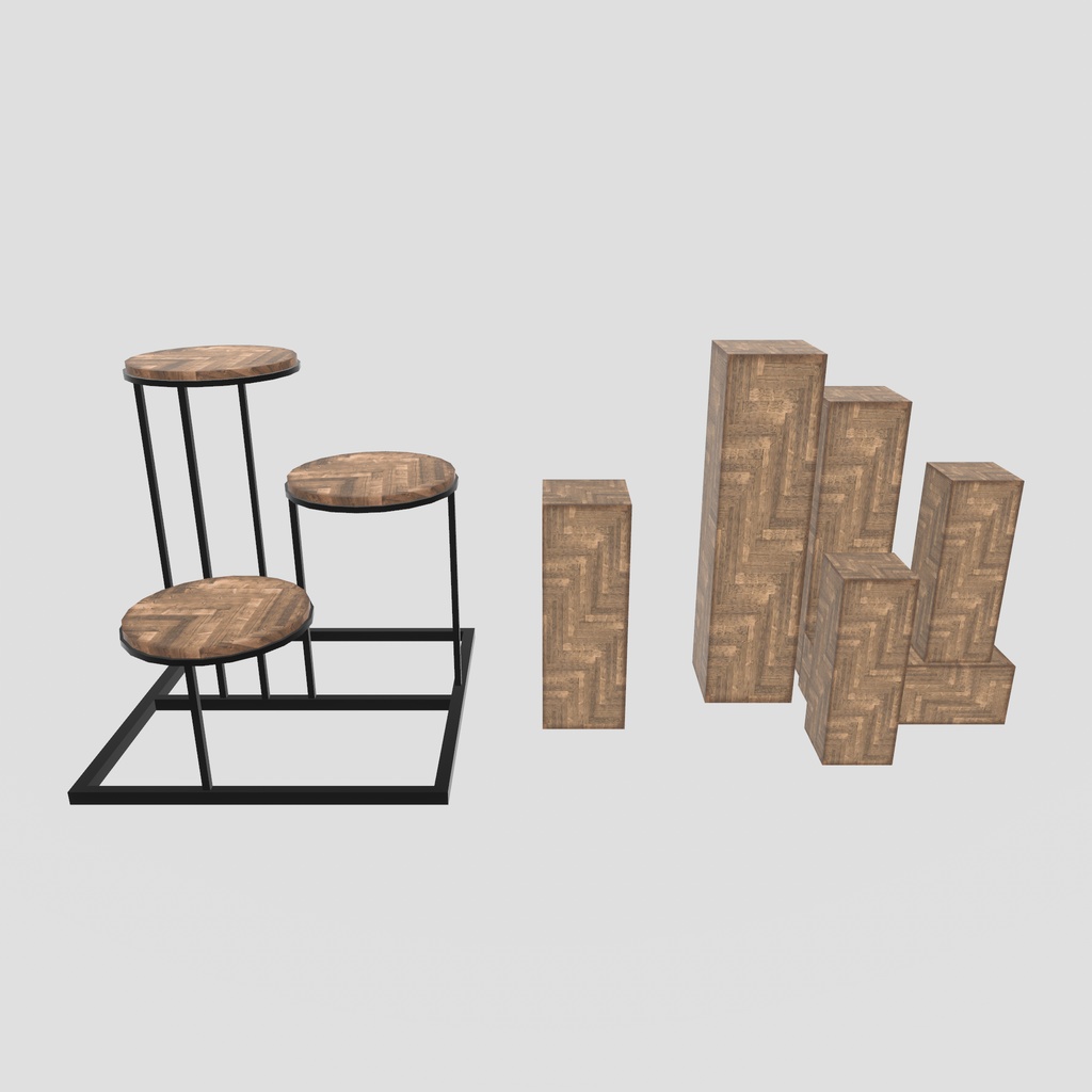 【VRChat想定】ブティック開店前セット(185点)