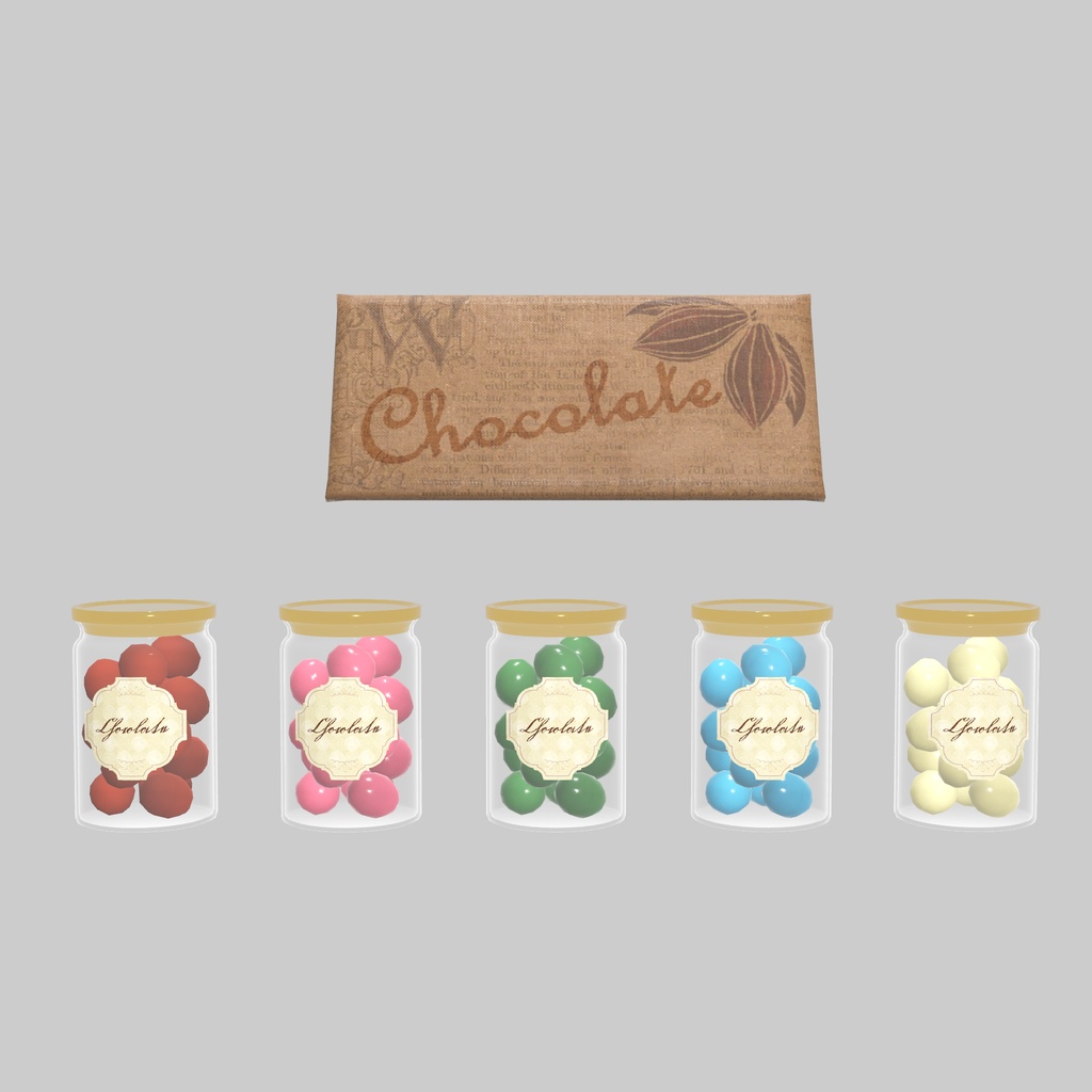 <チョコ祭り>(81点)