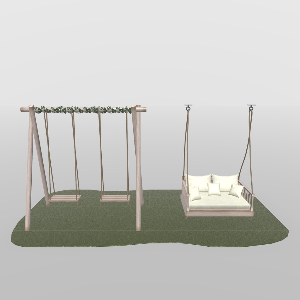 【VRChat想定】ミニチュアガーデンを作っていたら普通に家具となっちゃったアセット(65点)