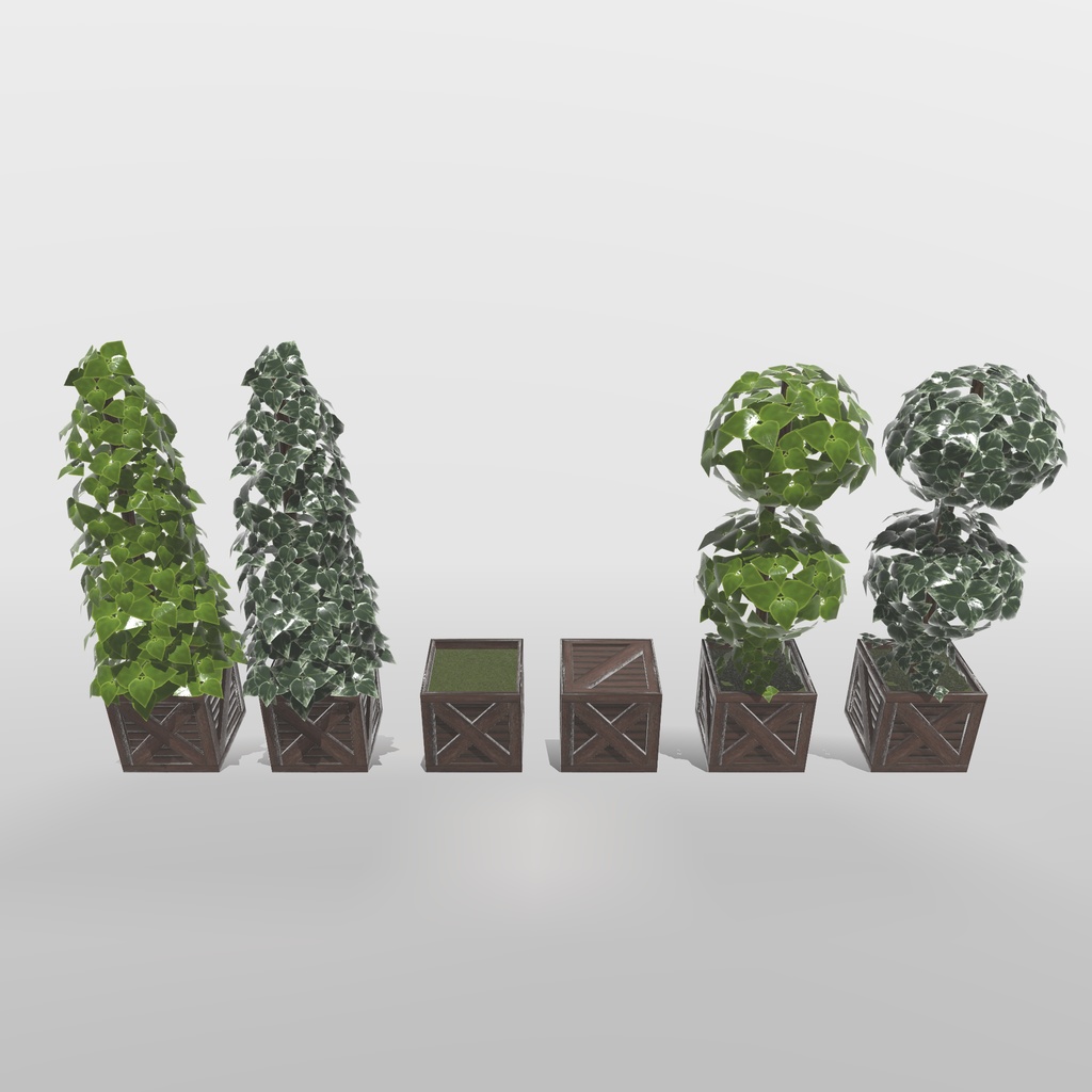 【VRChat想定】ミニチュアガーデンを作っていたら普通に家具となっちゃったアセット(65点)