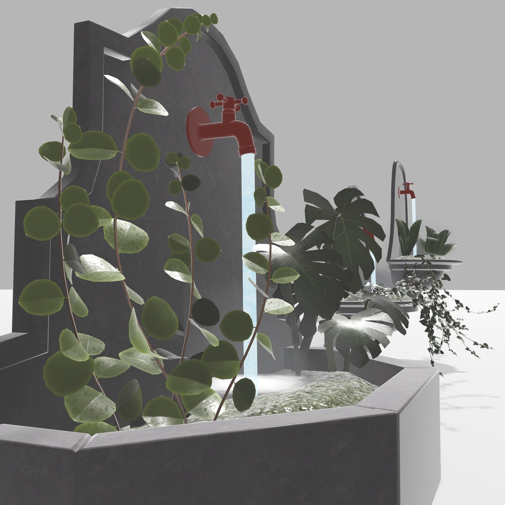 【VRChat想定】ミニチュアガーデンを作っていたら普通に家具となっちゃったアセット(65点)