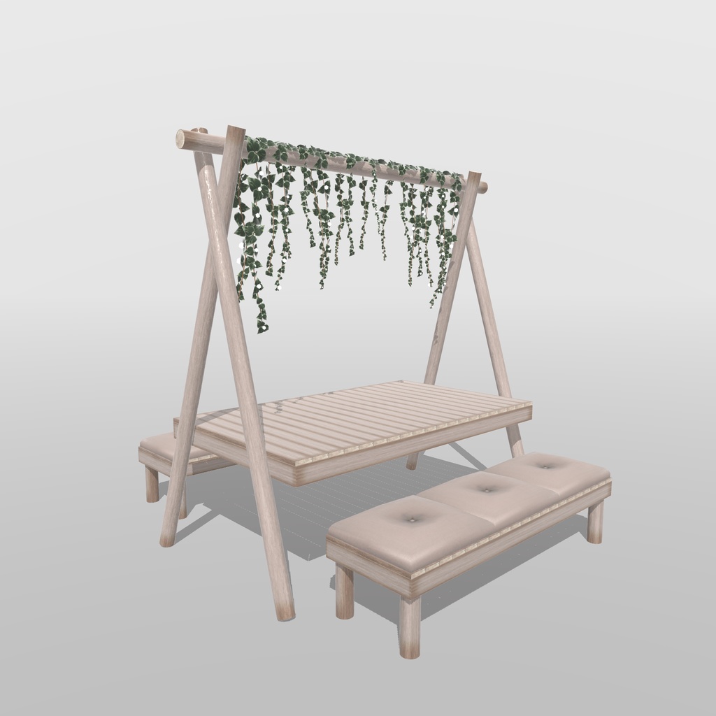 【VRChat想定】ミニチュアガーデンを作っていたら普通に家具となっちゃったアセット(65点)