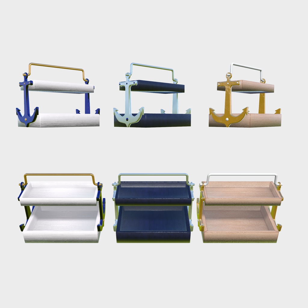 【VRChat想定】船上生活に憧れた家具(107点)