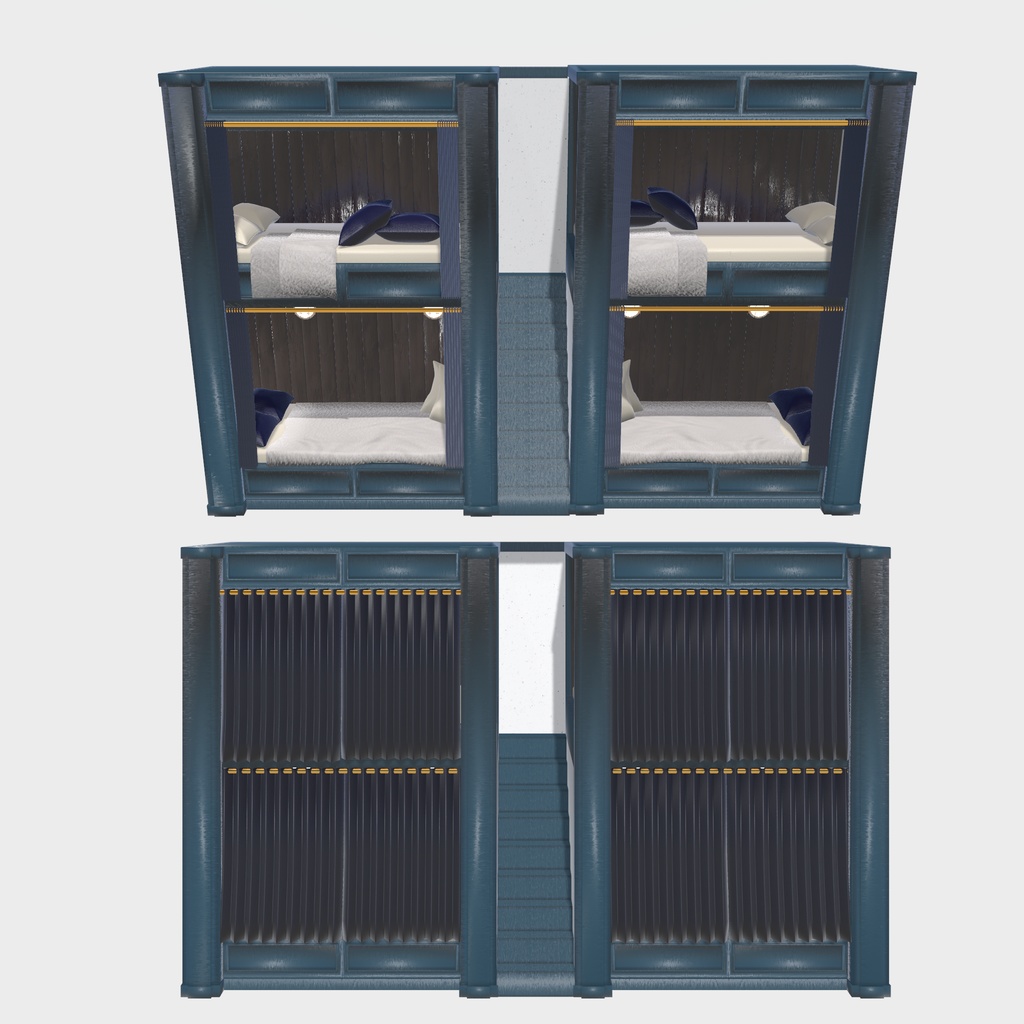 【VRChat想定】船上生活に憧れた家具(107点)