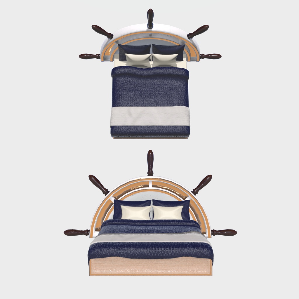 【VRChat想定】船上生活に憧れた家具(107点)