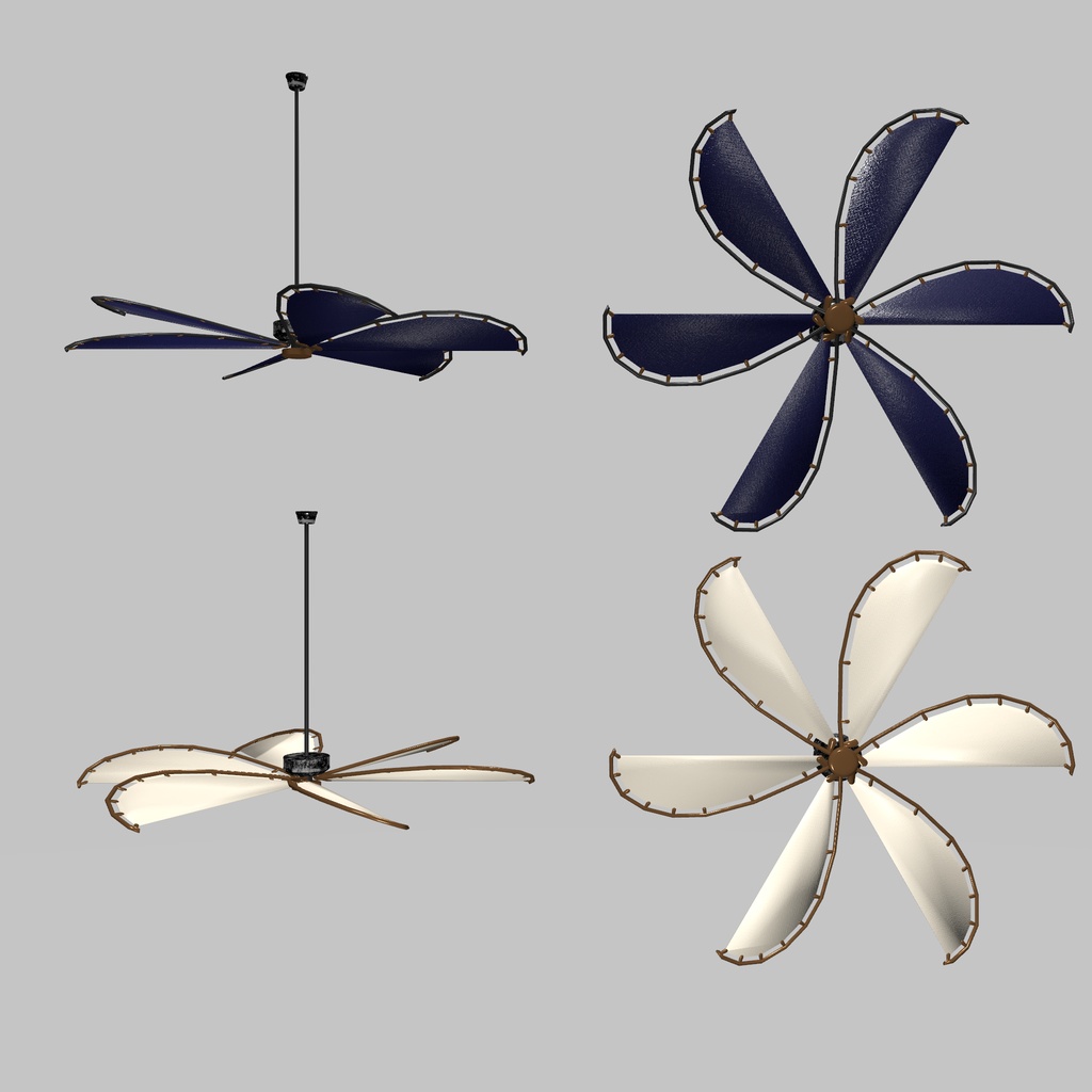 【VRChat想定】船上生活に憧れた家具(107点)