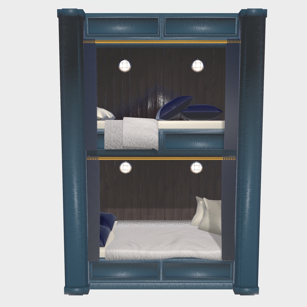 【VRChat想定】船上生活に憧れた家具(107点)