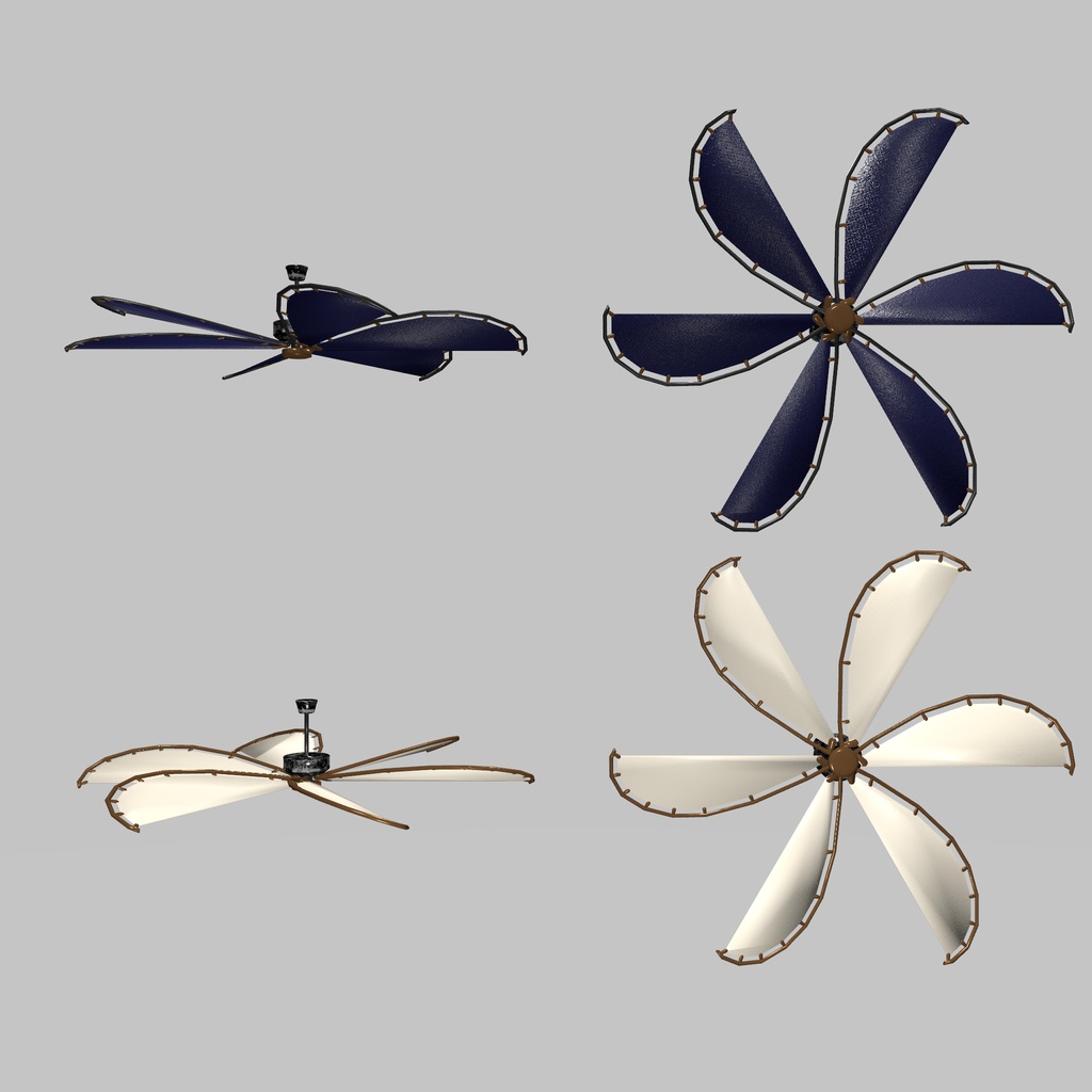 【VRChat想定】船上生活に憧れた家具(107点)