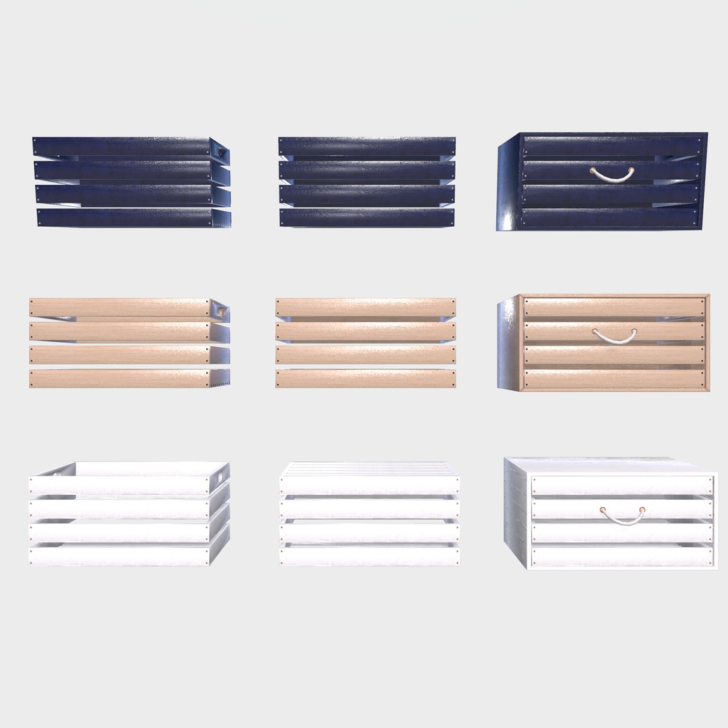 【VRChat想定】船上生活に憧れた家具(107点)