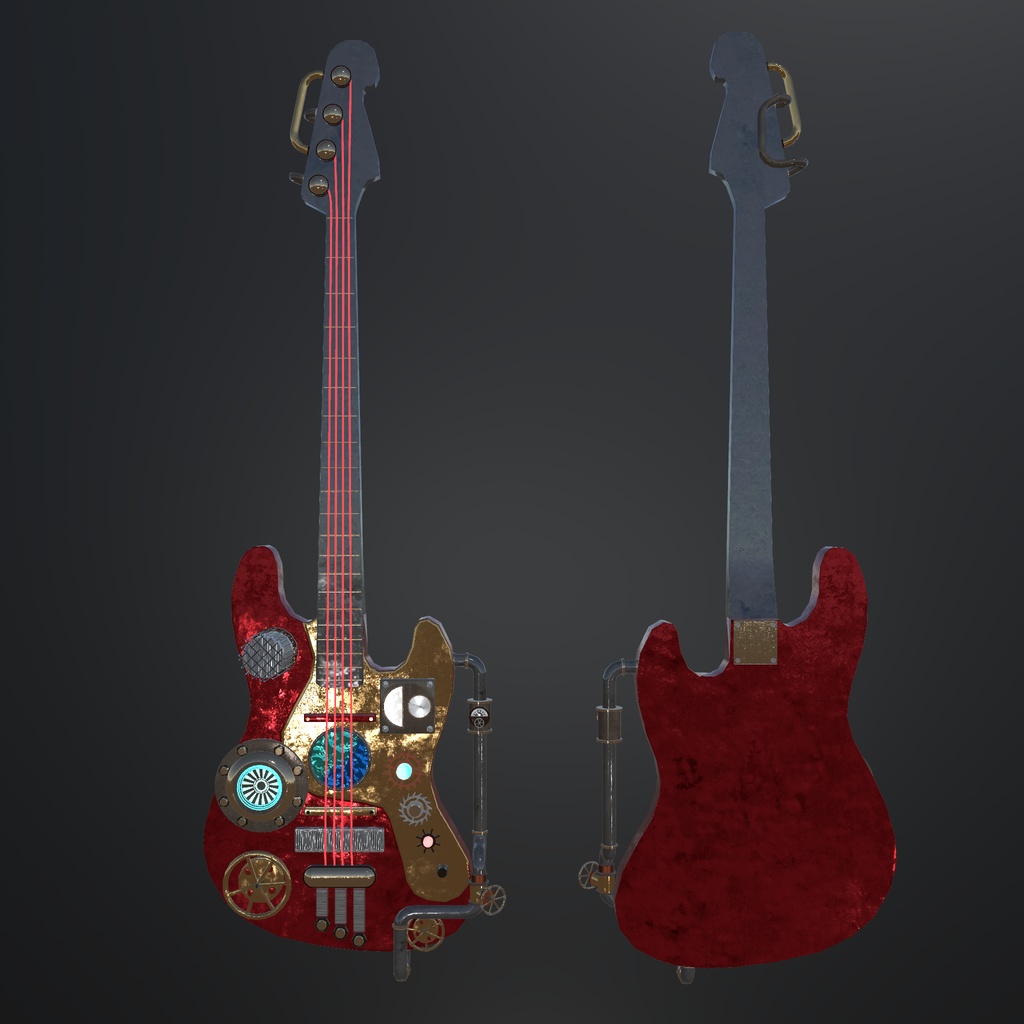 イカさんが想像した音楽室アセット(50点くらい)