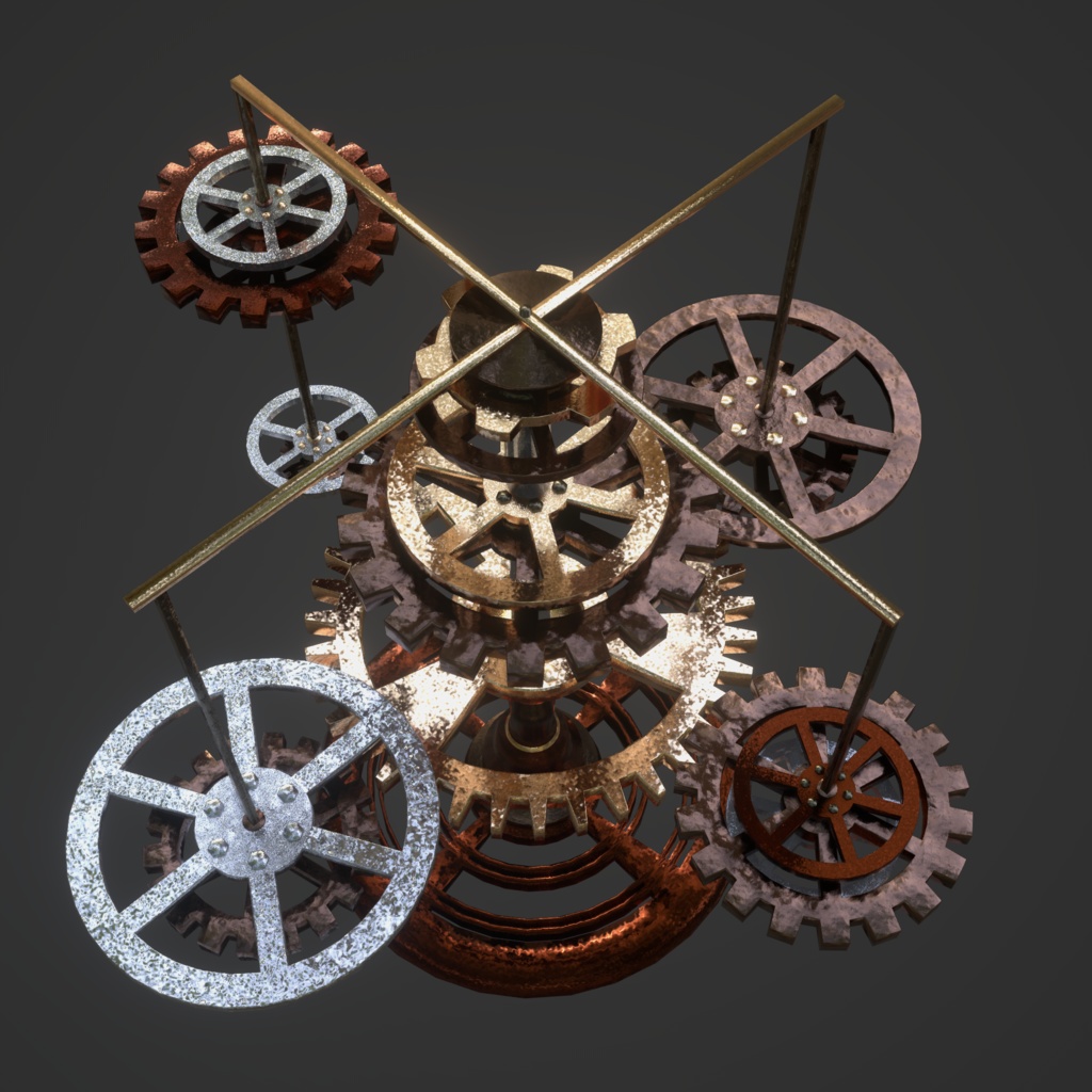 イカさんが想像した音楽室アセット(50点くらい)