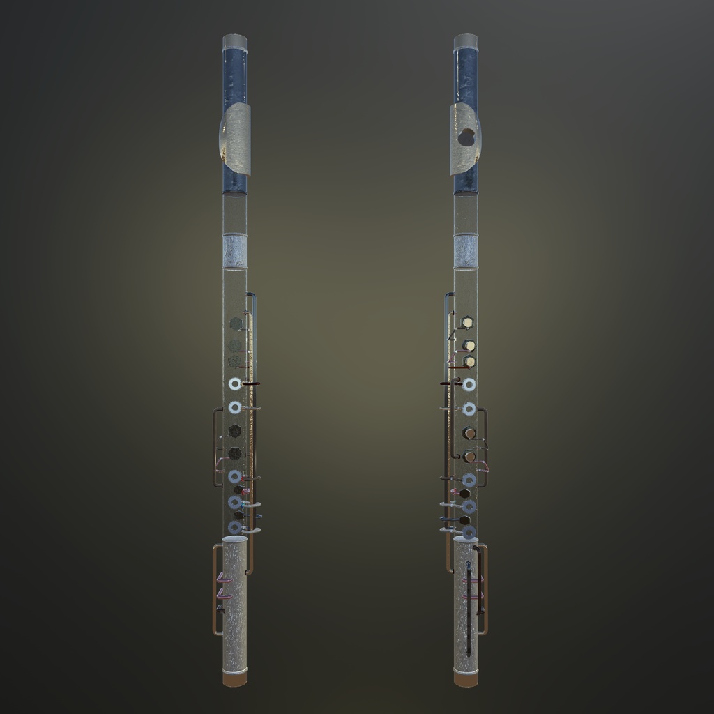 イカさんが想像した音楽室アセット(50点くらい)