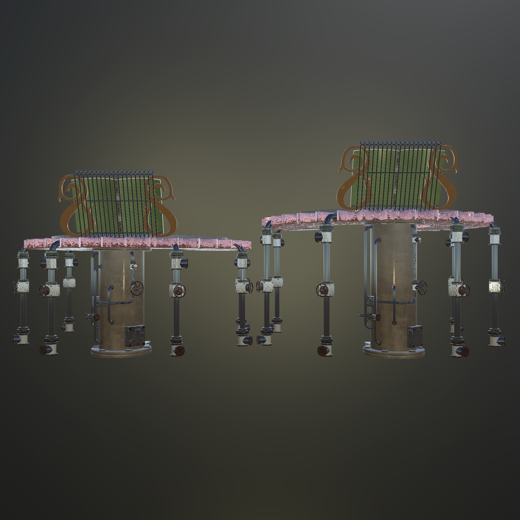 イカさんが想像した音楽室アセット(50点くらい)