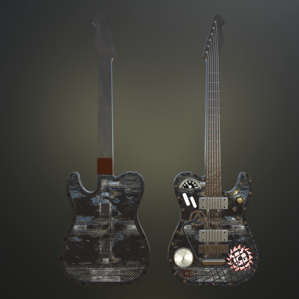 イカさんが想像した音楽室アセット(50点くらい)