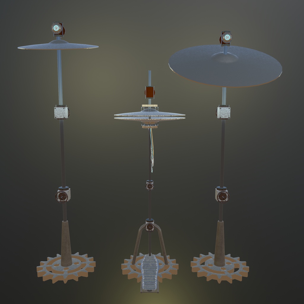 イカさんが想像した音楽室アセット(50点くらい)