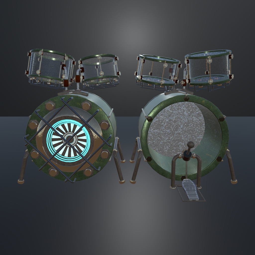 イカさんが想像した音楽室アセット(50点くらい)