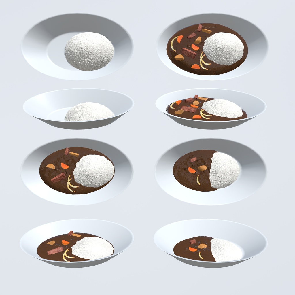 【イカさんのクッキングシリーズ  1st 】カレー&シチュー(132点)