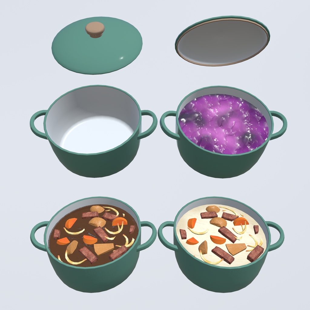 【イカさんのクッキングシリーズ  1st 】カレー&シチュー(132点)