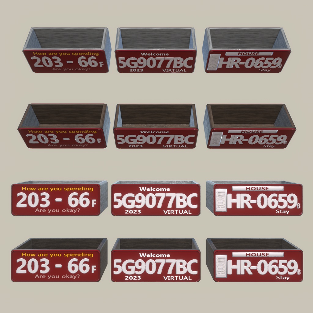 リサイクルプレートインテリア(217点)