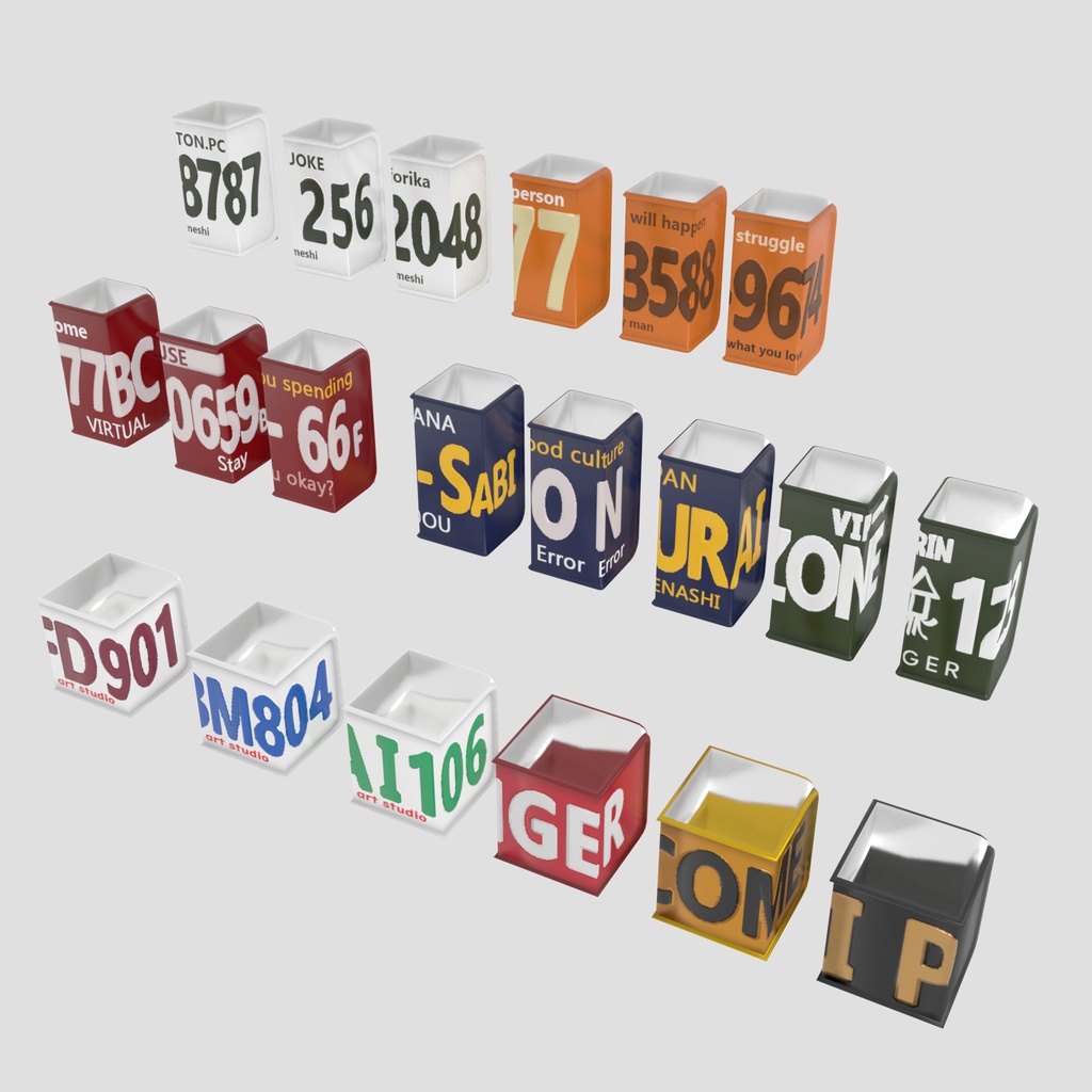 リサイクルプレートインテリア(217点)