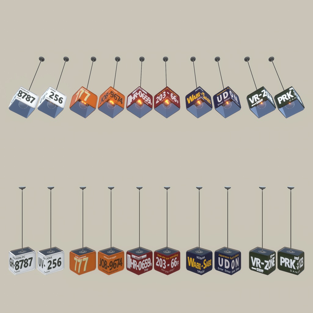 リサイクルプレートインテリア(217点)