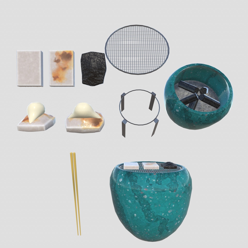 【VRChat想定】新年おもち時間(86点)