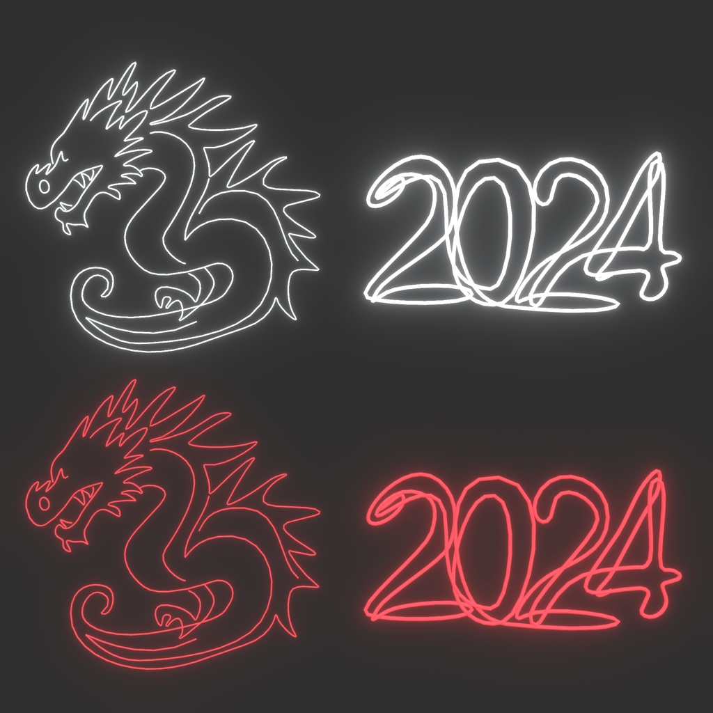 【VRChat想定】新年おもち時間(86点)