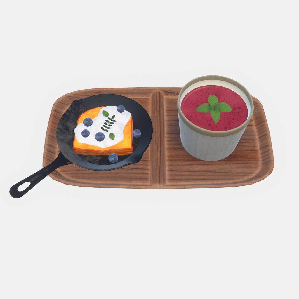 【VRChat想定】贅沢な朝食(61点)
