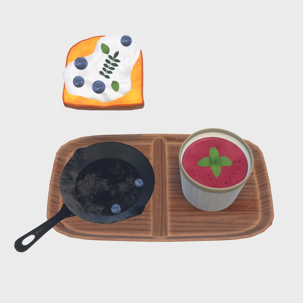 【VRChat想定】贅沢な朝食(61点)
