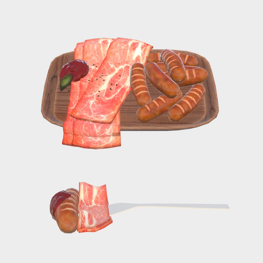 【VRChat想定】贅沢な朝食(61点)