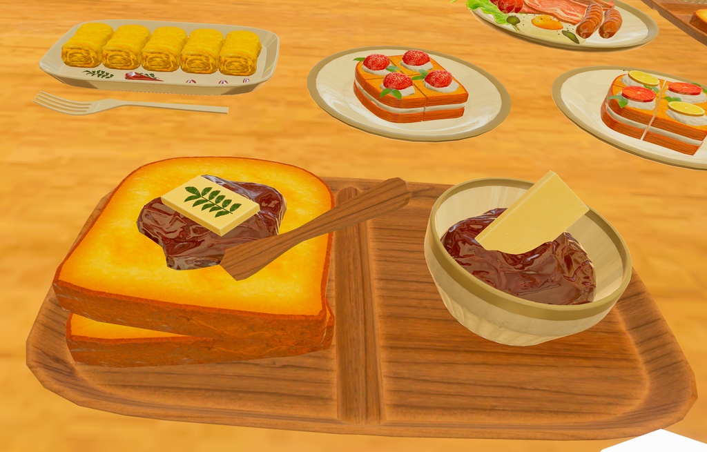 【VRChat想定】贅沢な朝食(61点)