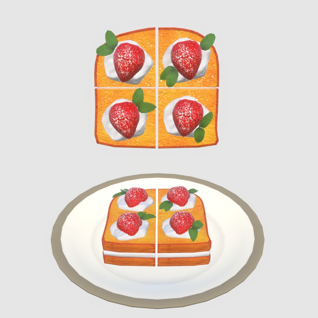 【VRChat想定】贅沢な朝食(61点)