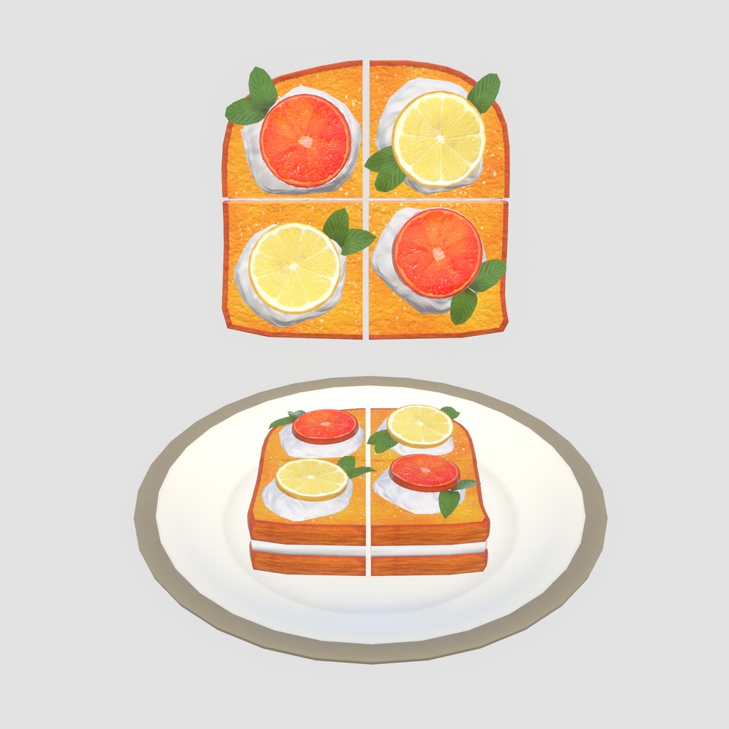 【VRChat想定】贅沢な朝食(61点)