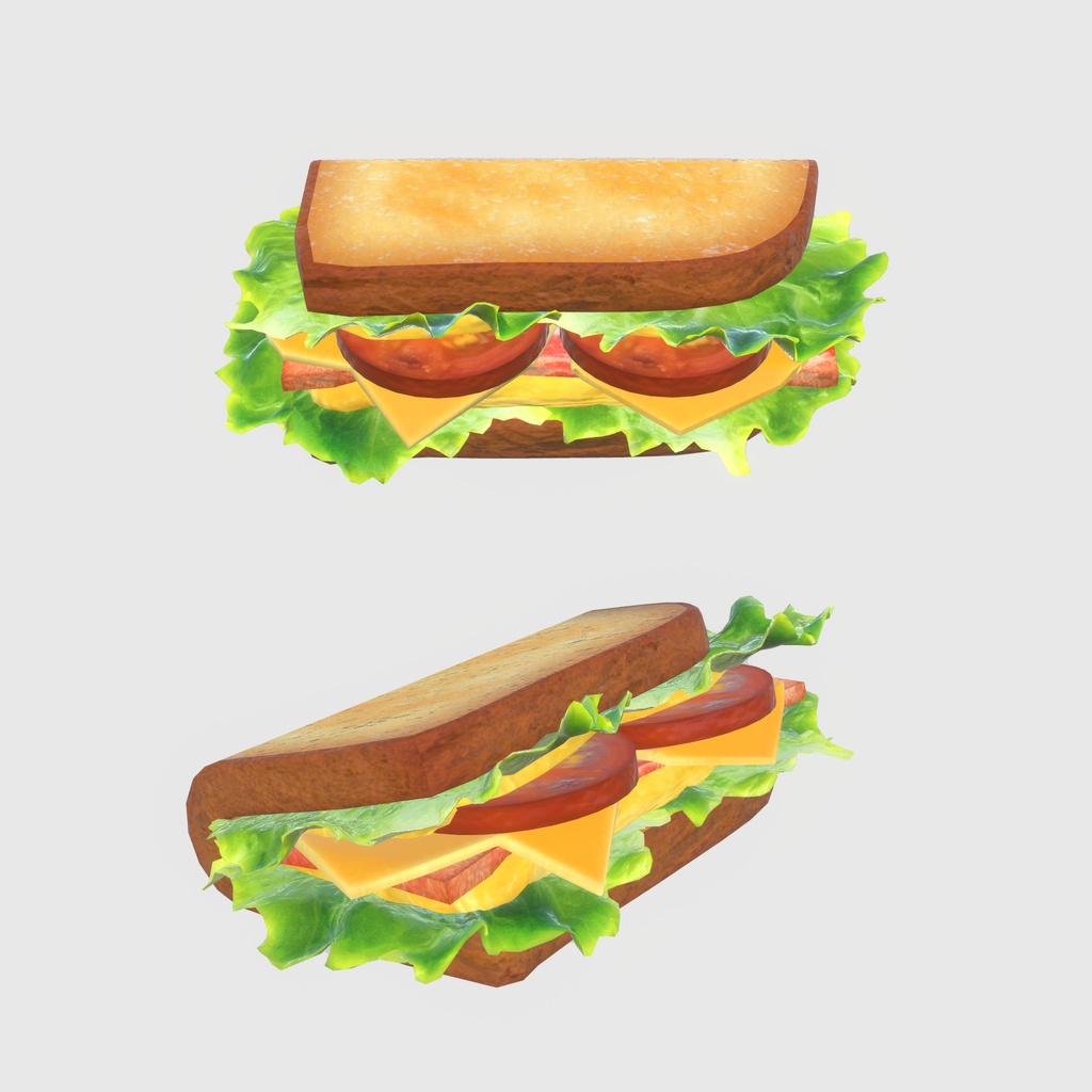 【VRChat想定】贅沢な朝食(61点)