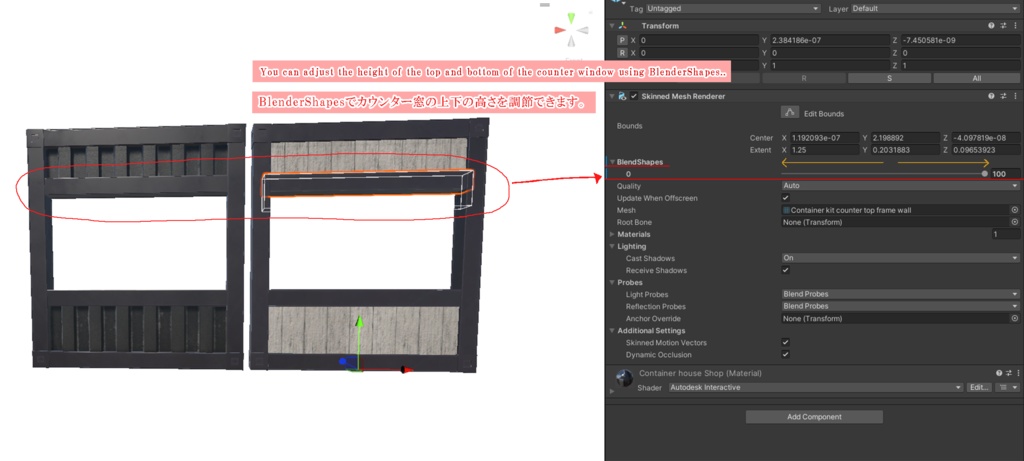 コンテナハウスキット(19点)+5色
