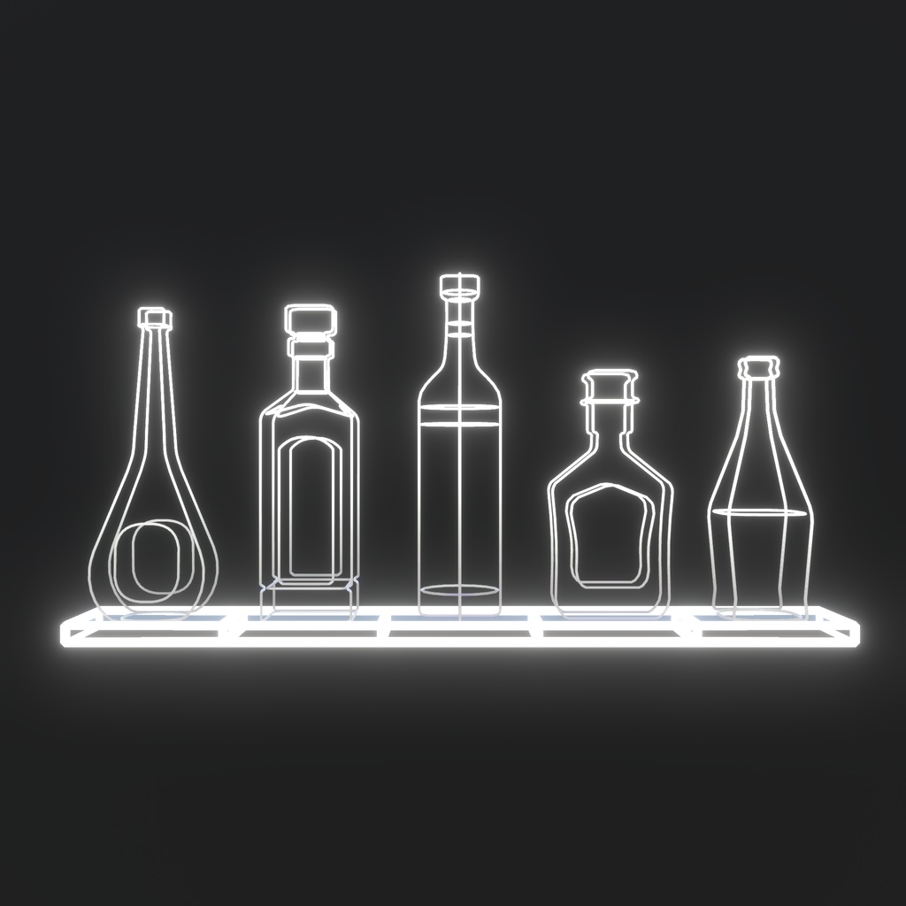 夜の店舗やイベントに使えそうなネオン(76点)