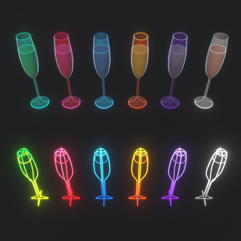 夜の店舗やイベントに使えそうなネオン(76点)