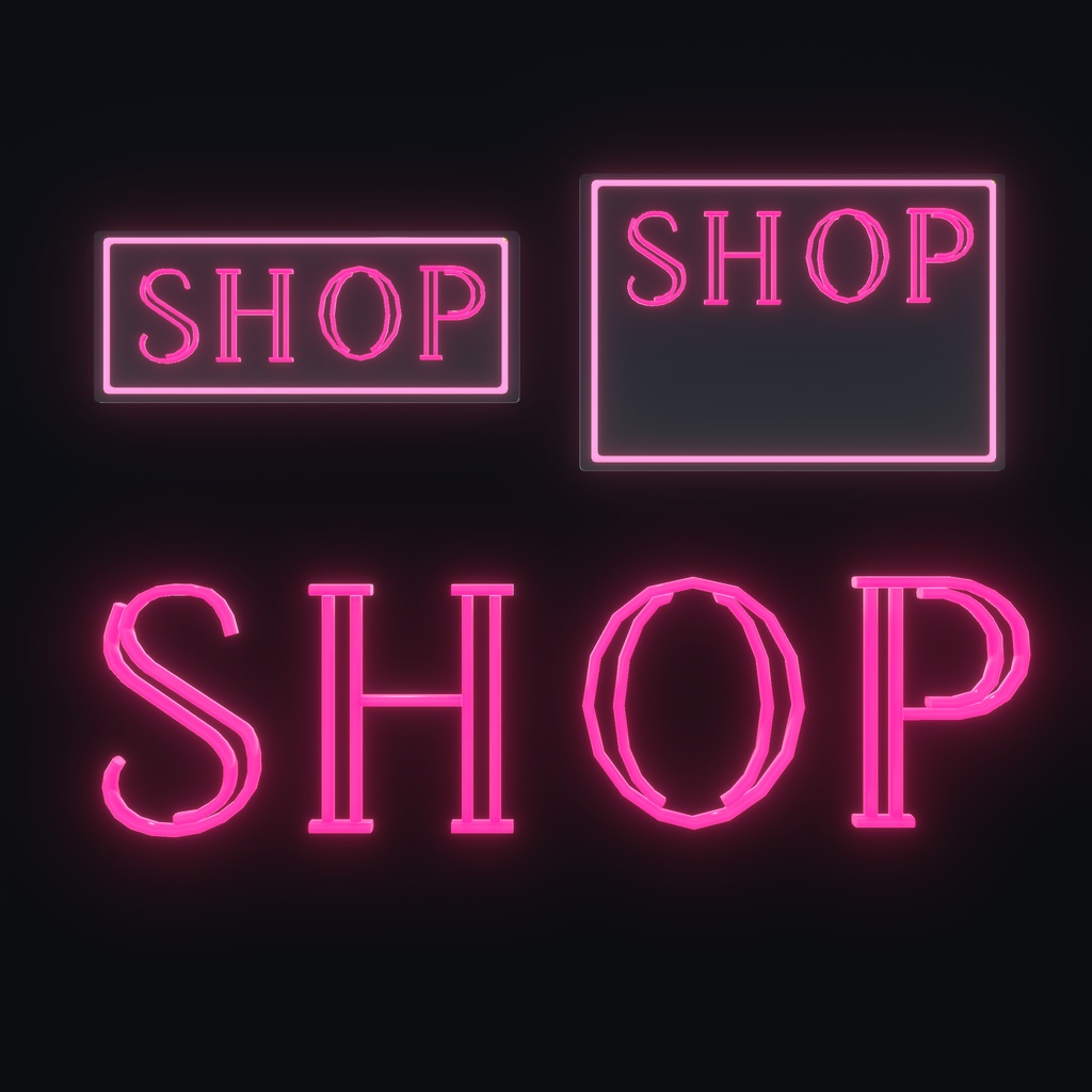 夜の店舗やイベントに使えそうなネオン(76点)