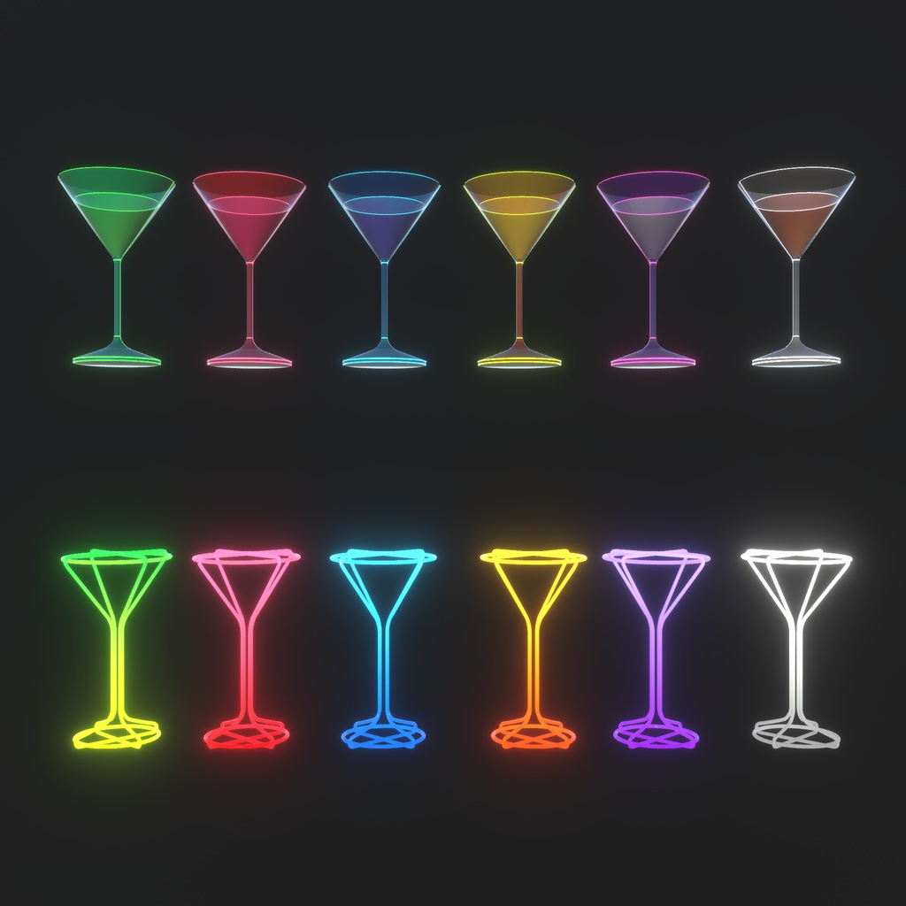 夜の店舗やイベントに使えそうなネオン(76点)