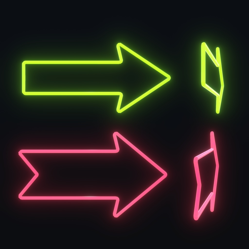 夜の店舗やイベントに使えそうなネオン(76点)