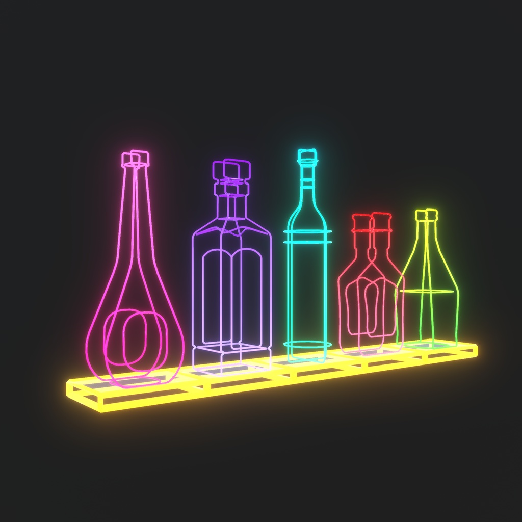 夜の店舗やイベントに使えそうなネオン(76点)