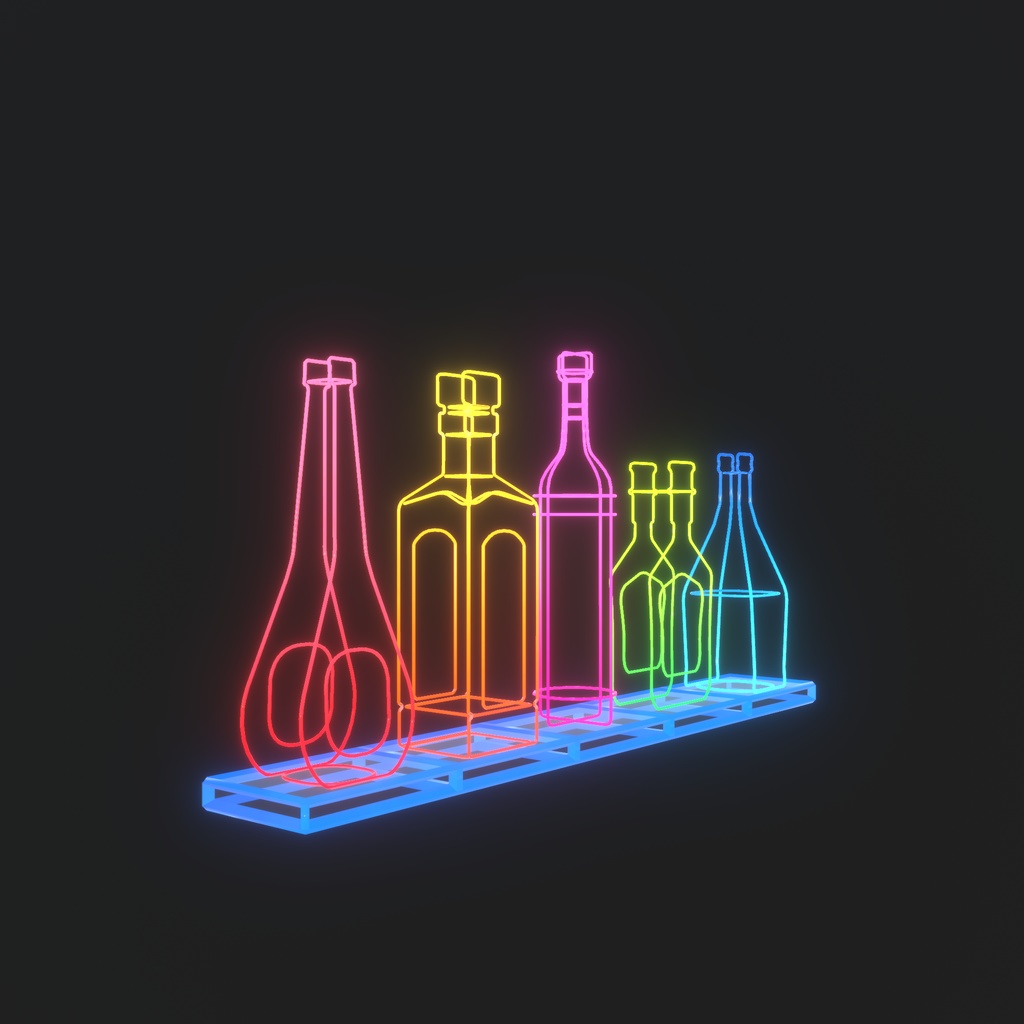 夜の店舗やイベントに使えそうなネオン(76点)