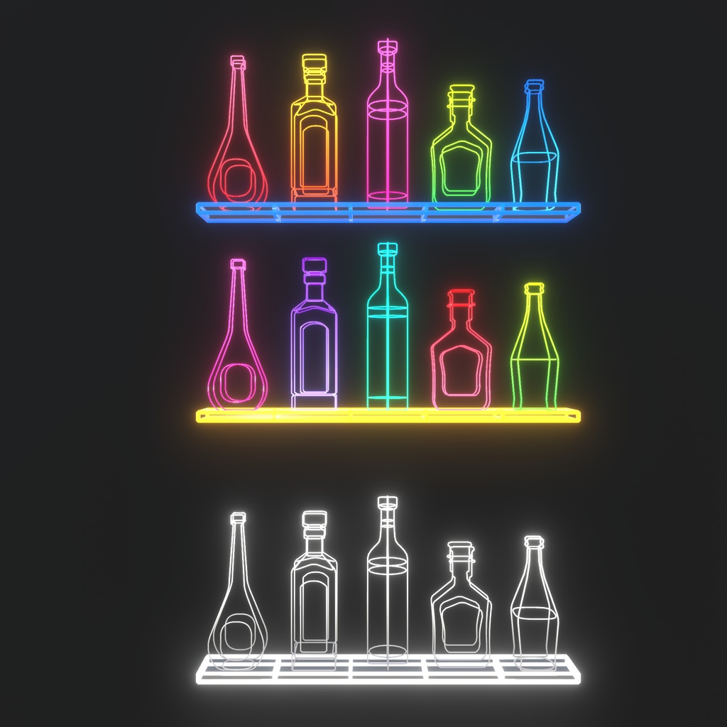 夜の店舗やイベントに使えそうなネオン(76点)