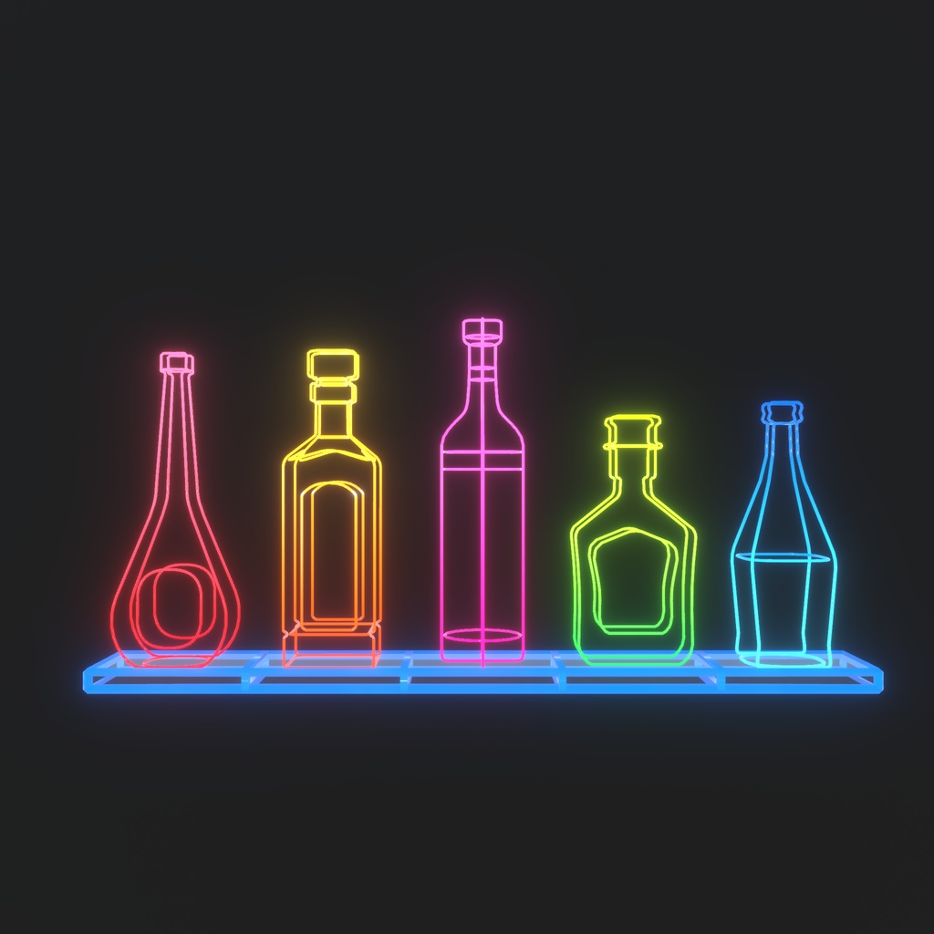 夜の店舗やイベントに使えそうなネオン(76点)