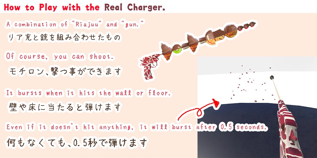 【VRChat想定】チョコレートファウンテン(61点)