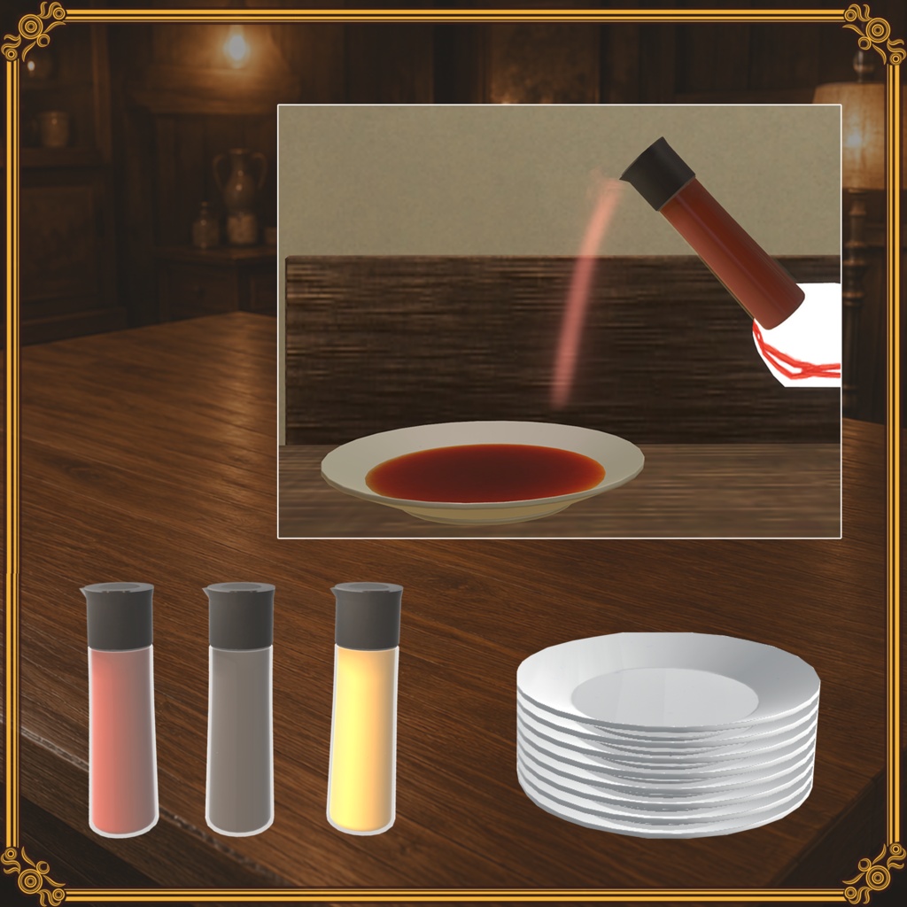 【VRChat想定】フライパン飯