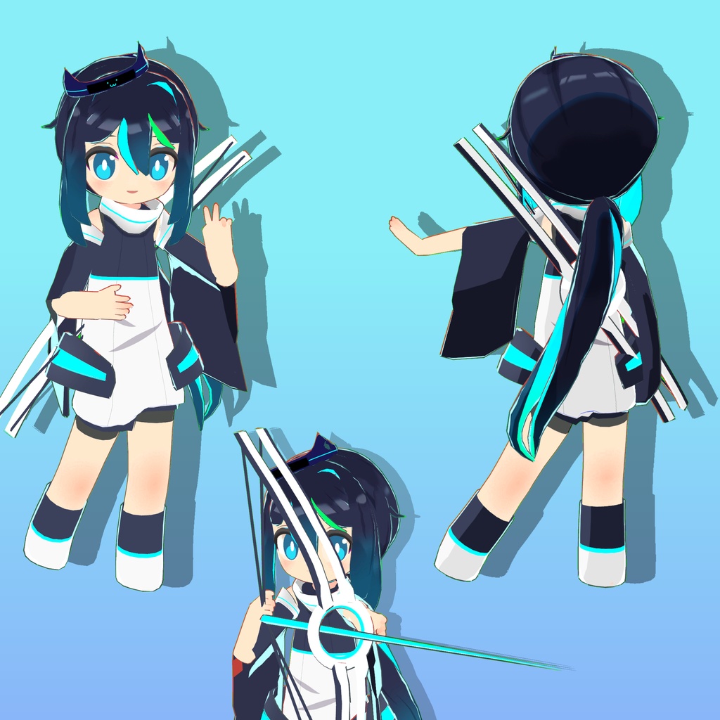 アロー - オリジナル3dモデル【VRChatアバター】