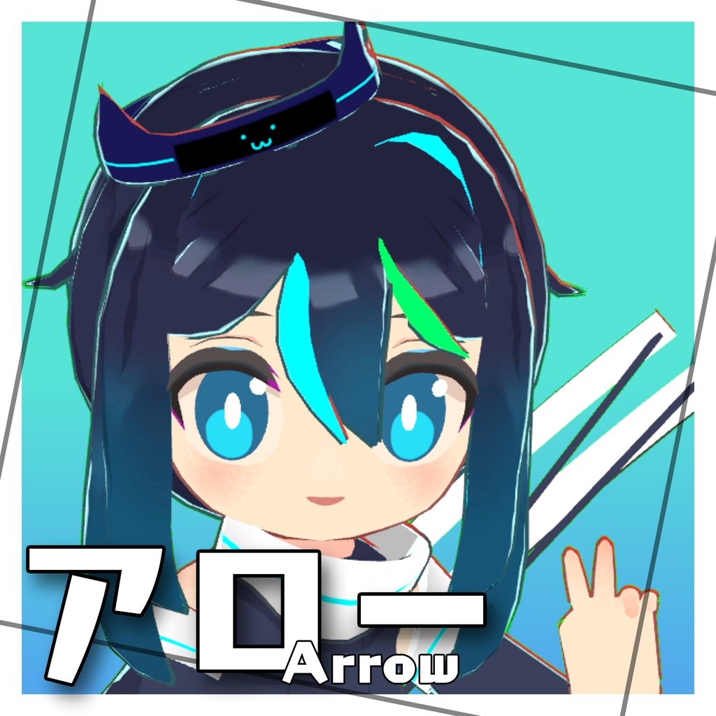 アロー - オリジナル3dモデル【VRChatアバター】